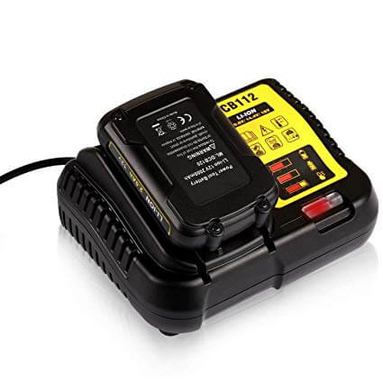 2 Pack For 18V 5Ah  Dewalt DCB200 Battery  Replacement  & DCB115 Charger for Dewalt 18V & 12V Li-Ion Replacement Battery - Image 3