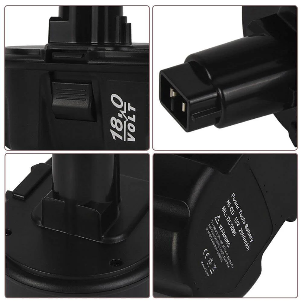 For Dewalt 18V Battery 4.8Ah Replacement | de9098 Batteries 3Pack - Image 4