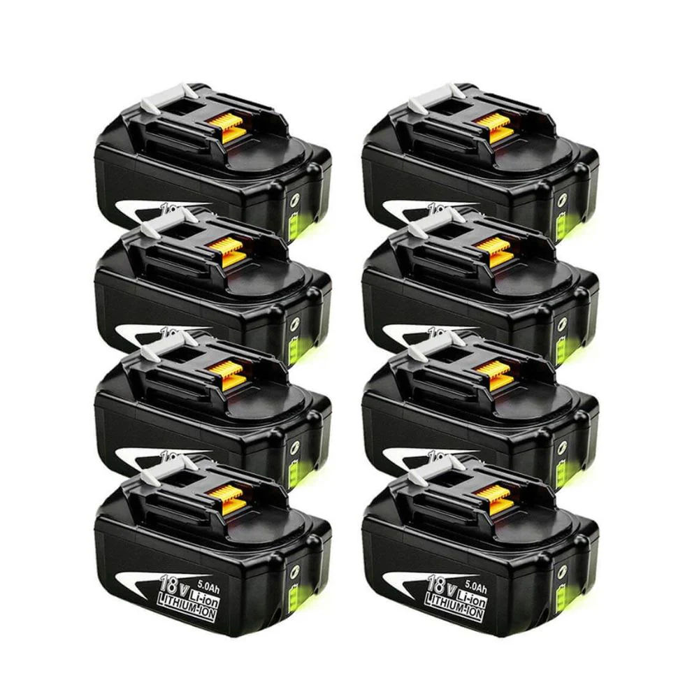 For Makita 18V Battery 5Ah Replacement | BL1850 Li-ion Batteries 8 Pack