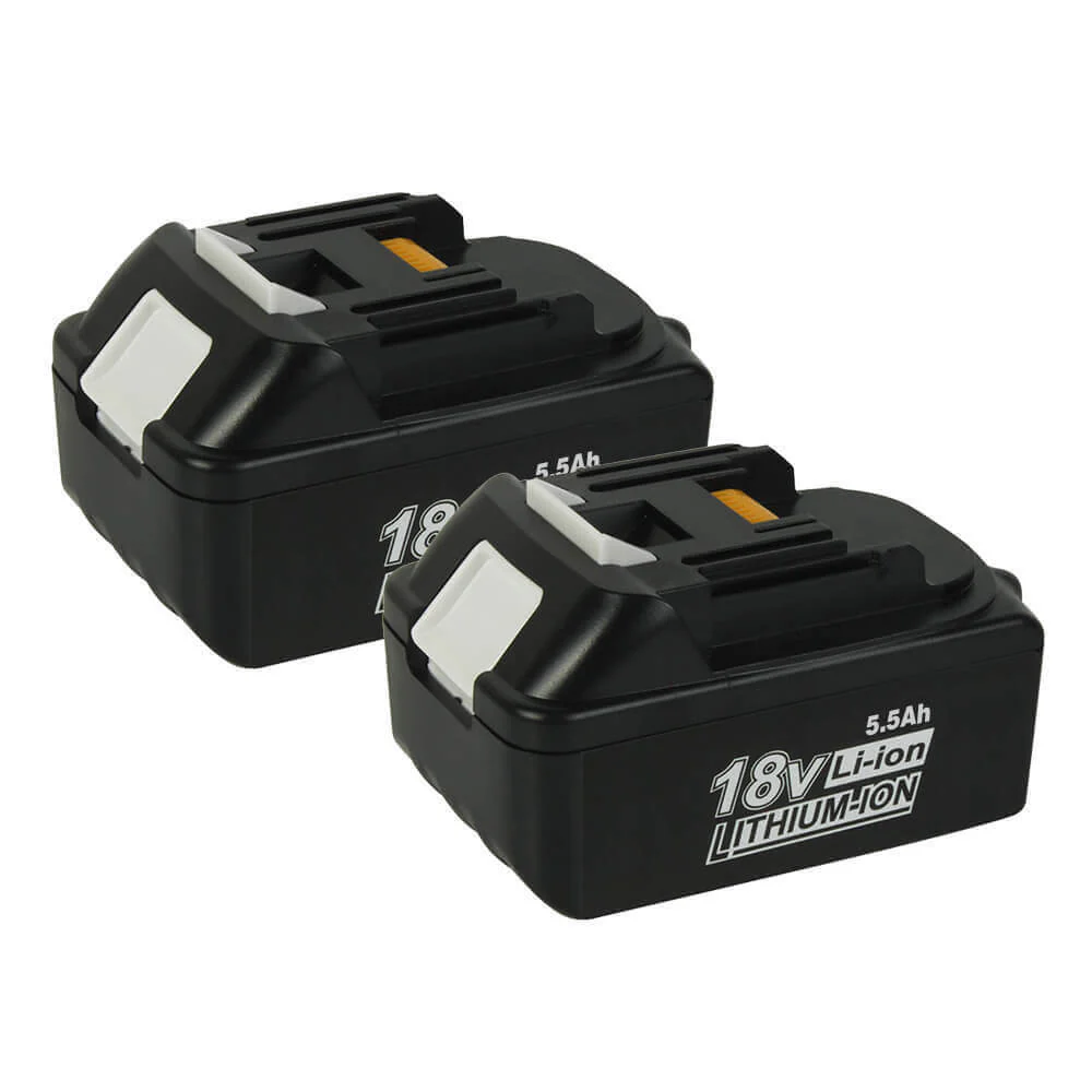 For Makita 18V Battery 5.5Ah Replacement | BL1850 Li-ion Batteries 2 Pack (New Tech)