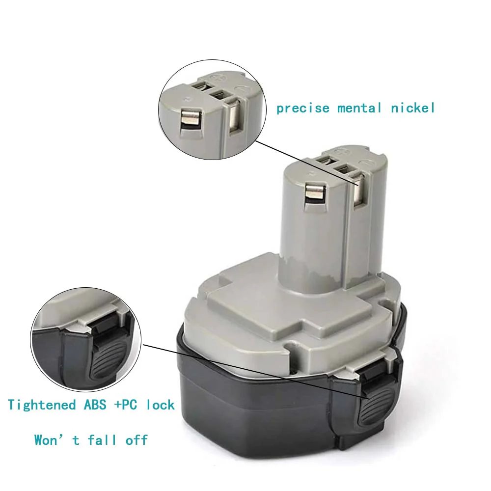 For Makita Battery 18V 4.8Ah Replacement | PA18 Ni-Mh Batteries 2 pack - Image 3