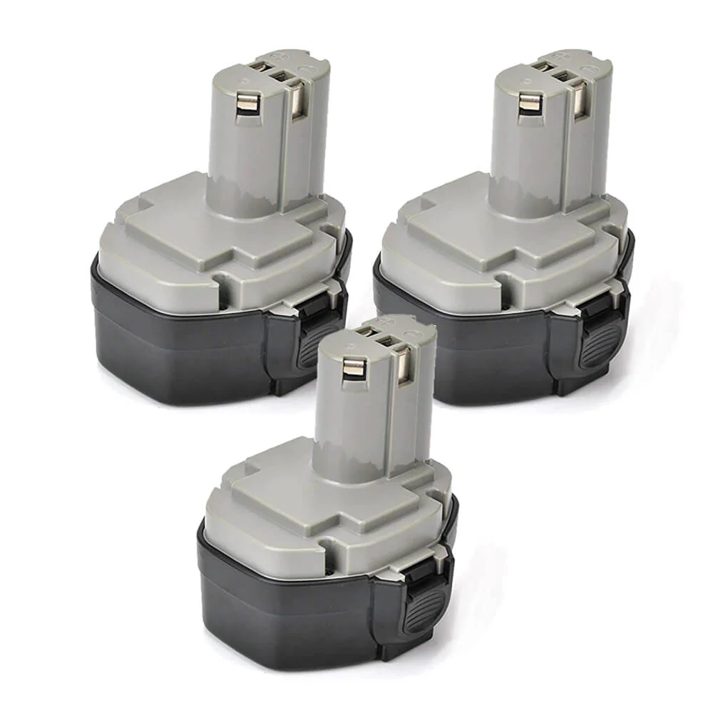 For Makita Battery 18V 4.8Ah Replacement | PA18 Ni-Mh Batteries 3 pack