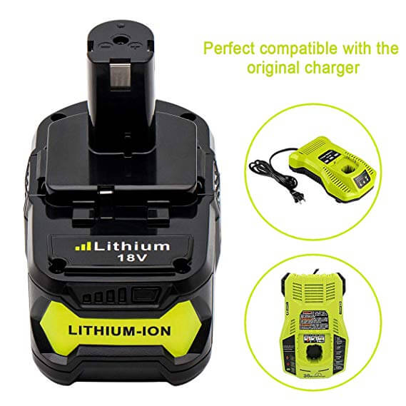 For Ryobi 18V Battery 6.0Ah Replacement | P108 Battery - Image 4